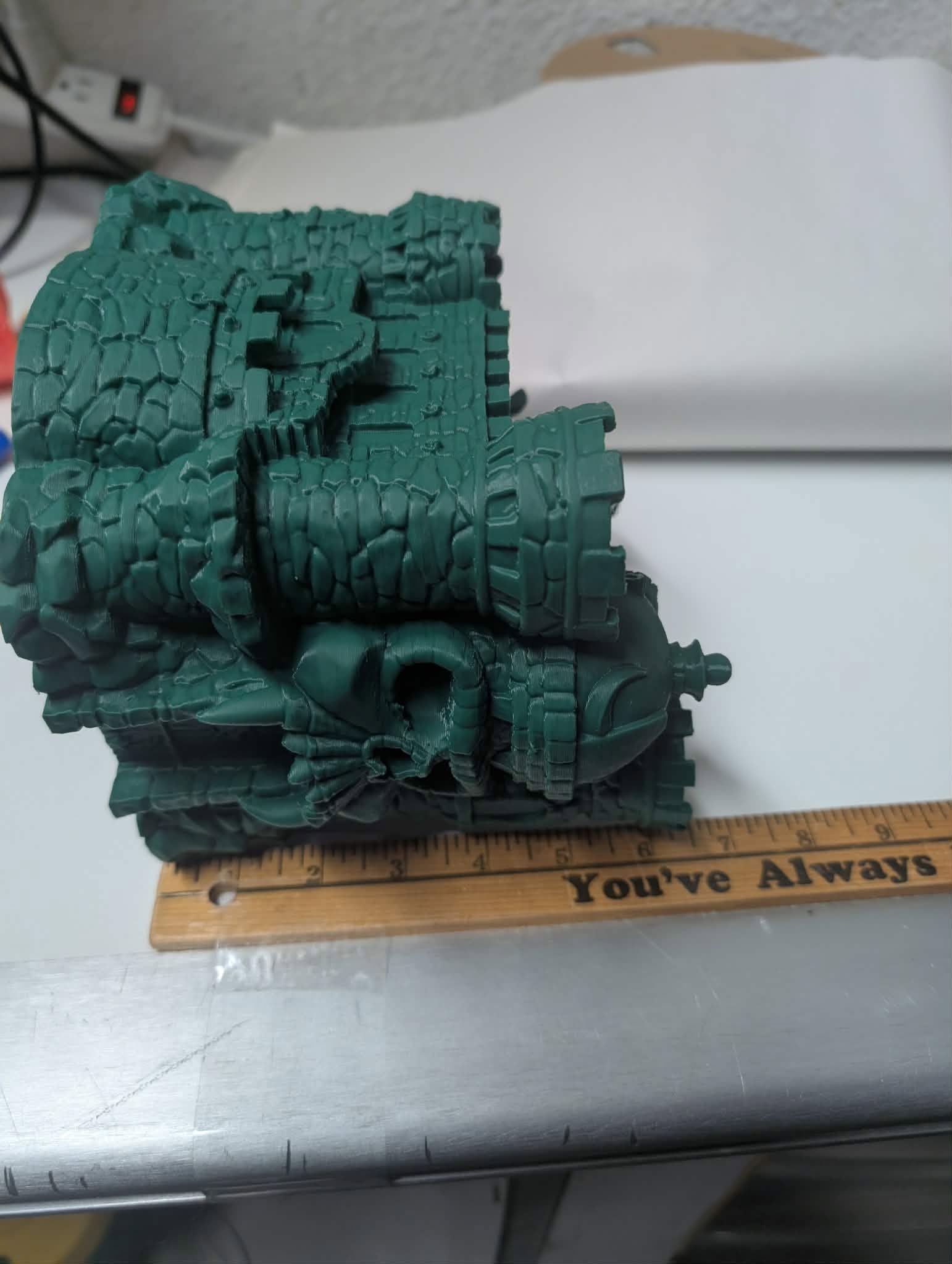 MOTU Castle Grayskull inspired desk organizer for retro decor