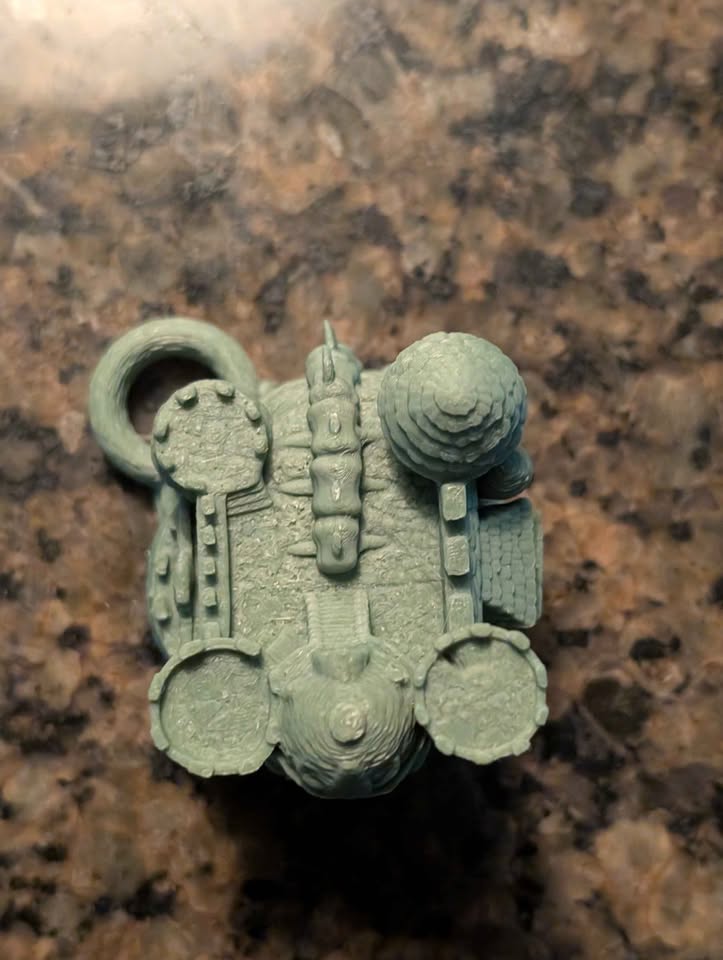 Castle Grayskull 3D printed Keychain Medium Size