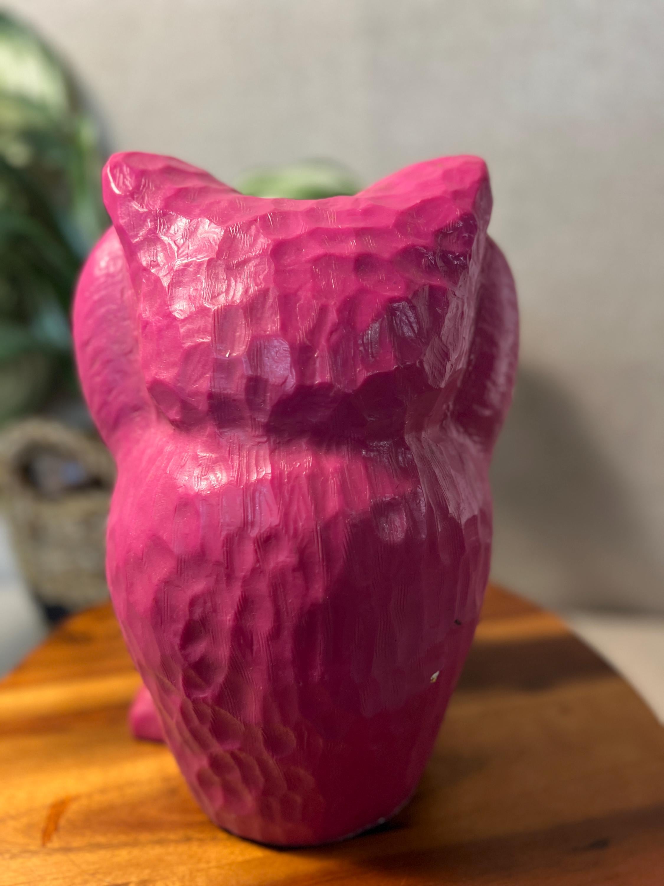 Vintage Vinyl Owl Bank New York Prod Corp Yellow,Blue,Green & Light Purple 1971
