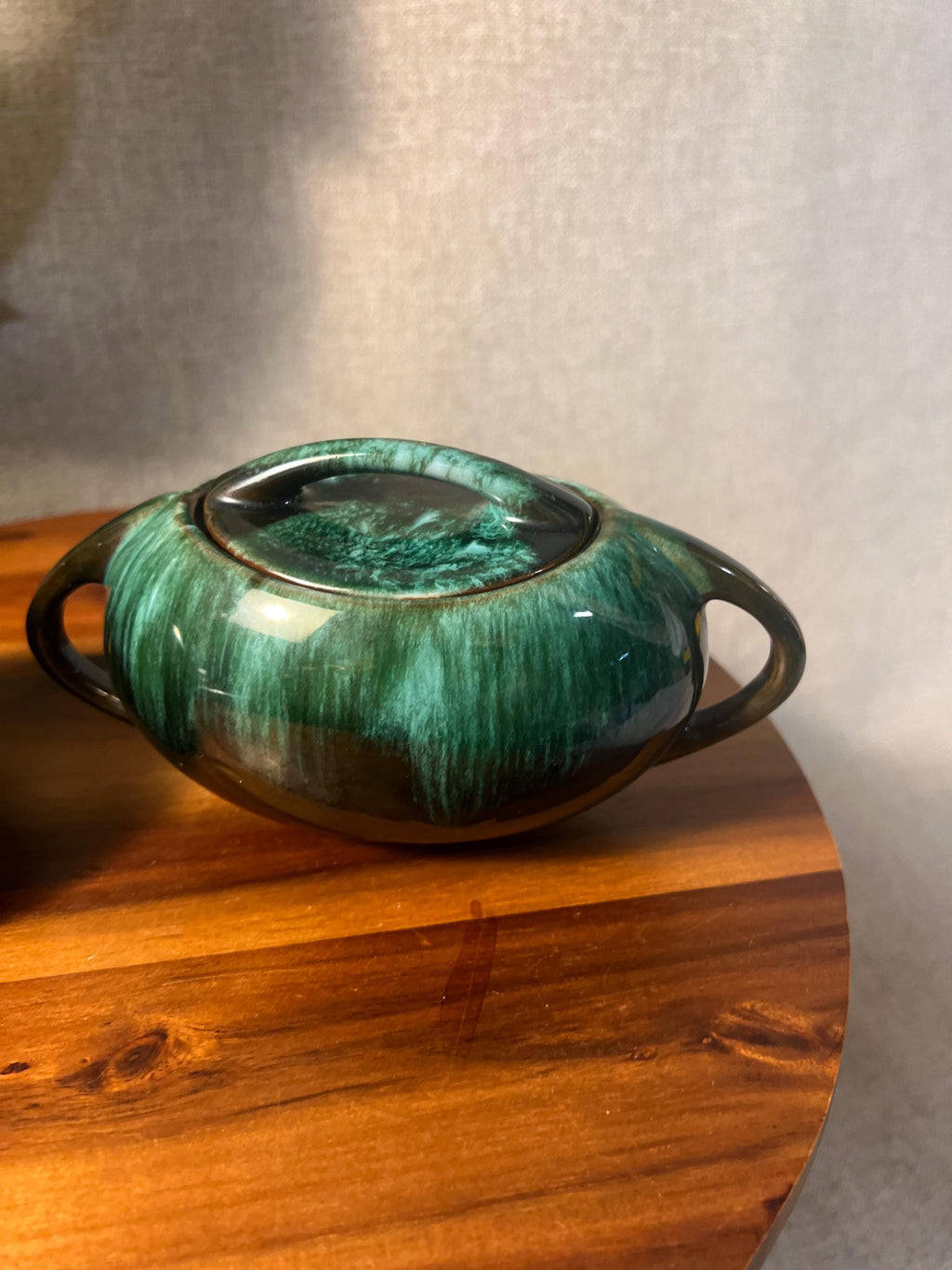 Blue Mountain Pottery Sugar Bowl and Creamer Canadian Ceramics