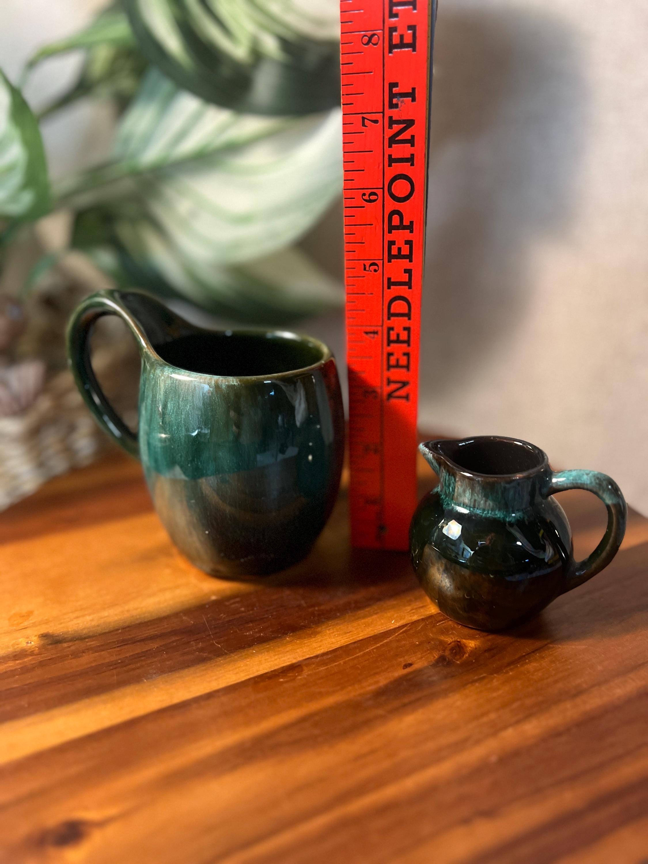 Vintage Pottery Pitcher and mug hand made