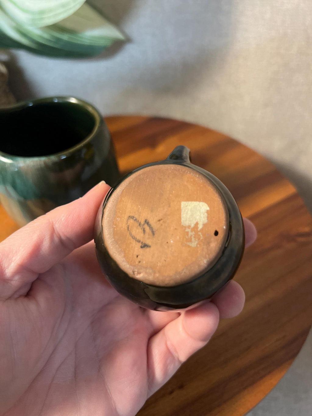Vintage Pottery Pitcher and mug hand made