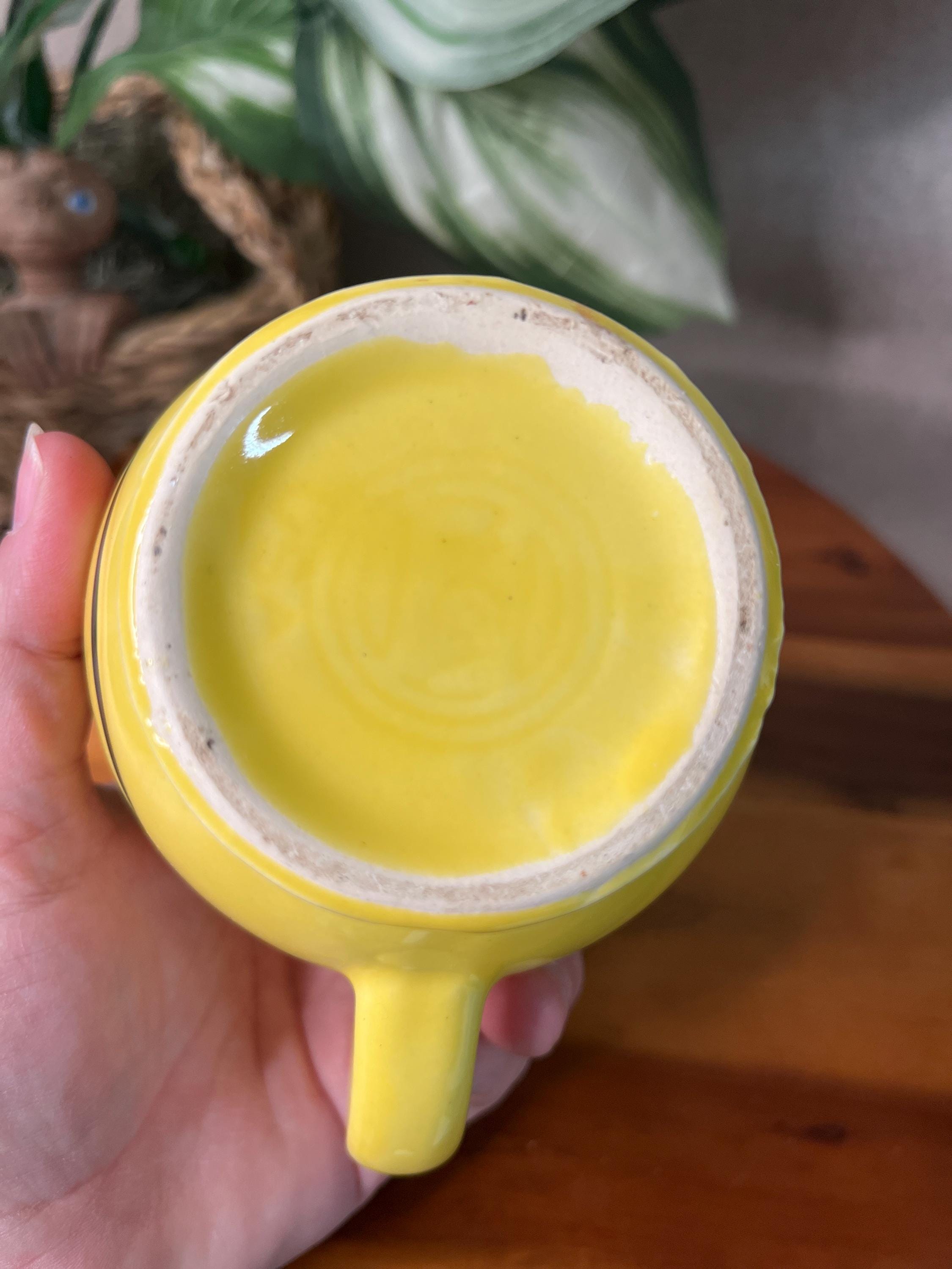 Vintage McCoy pottery happy face mug